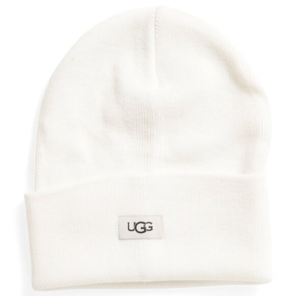 new UGG Knit Cuff Hat Ivory unisex 267mn - Picture 1 of 4